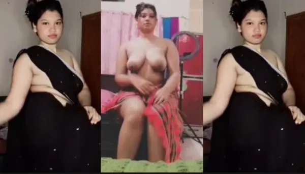 Bengali Tiktoker Press Boobs Dancing Fingering Video
